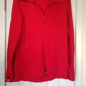 Rare Red Lululemon zip up
